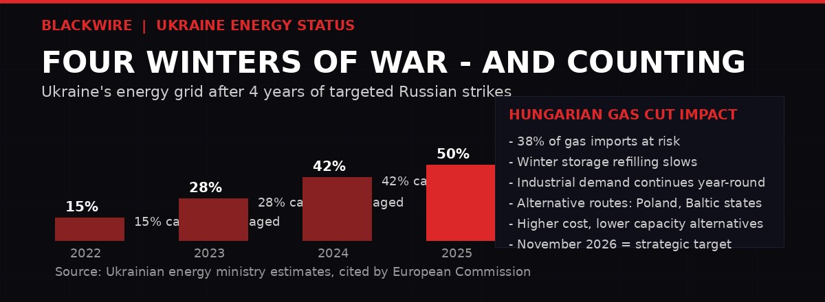 Ukraine energy vulnerability graphic