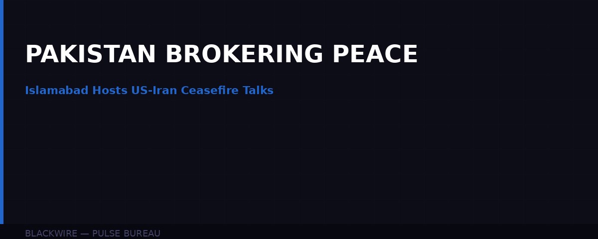 Pakistan diplomatic mediation US Iran ceasefire talks