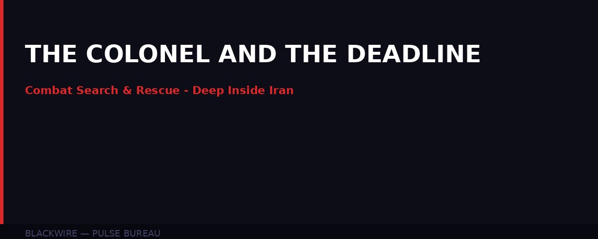 US colonel rescue Iran mountains operation