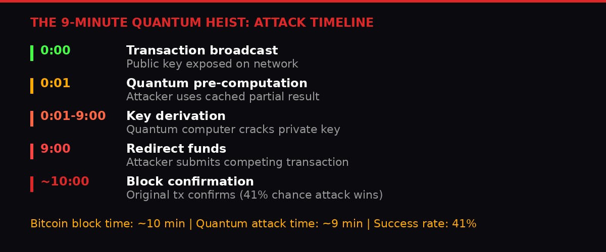 9-minute quantum attack timeline