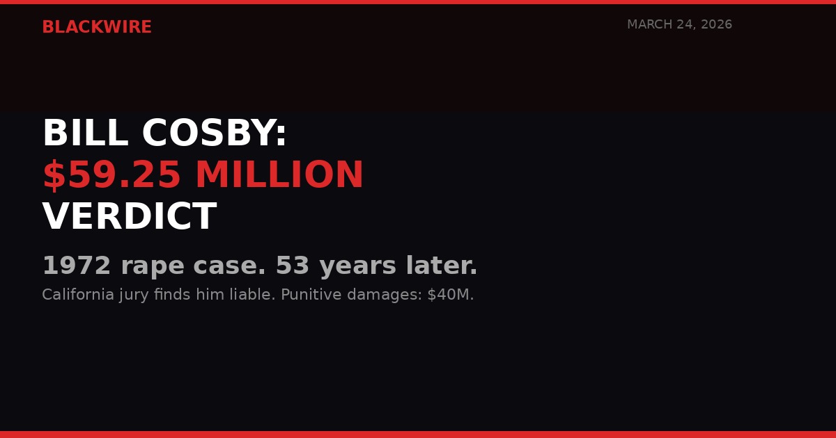 Bill Cosby civil verdict graphic