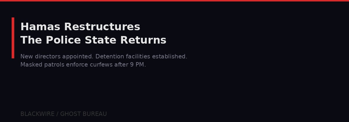 Hamas reasserts control in Gaza