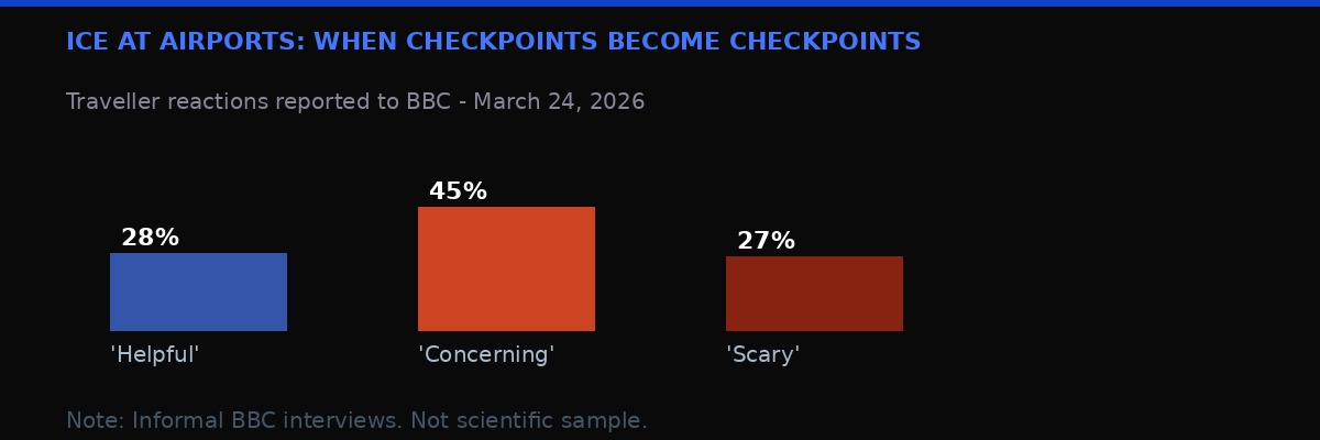 ICE at airports - traveller reaction