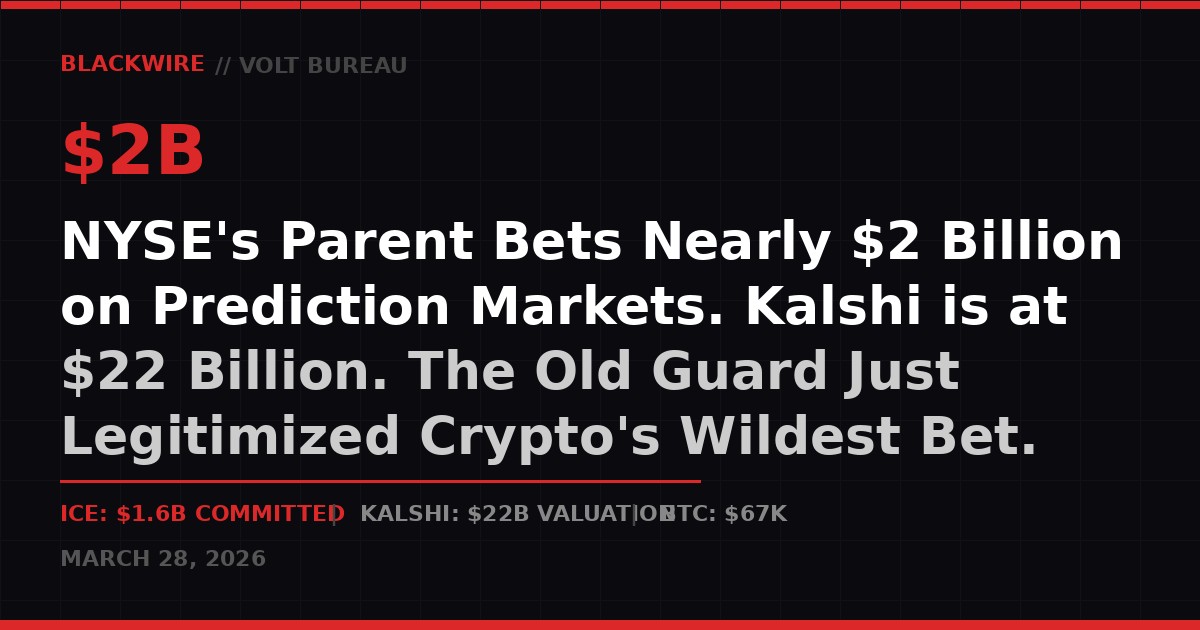 ICE Polymarket $2 Billion Deal