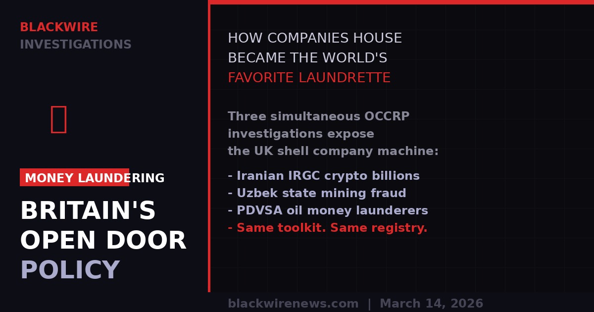 Britain's Open Door: How Companies House Became the World's Favorite Money Laundering Registry