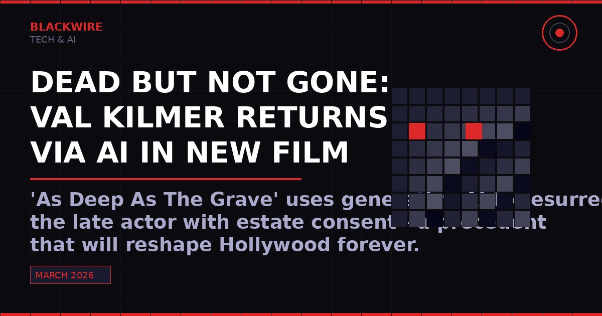 Val Kilmer AI resurrection film visual